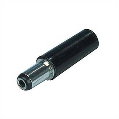 Conector de Corriente Macho Pvc Negro
