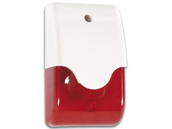 Siren + Red Strobe In Housing + Led