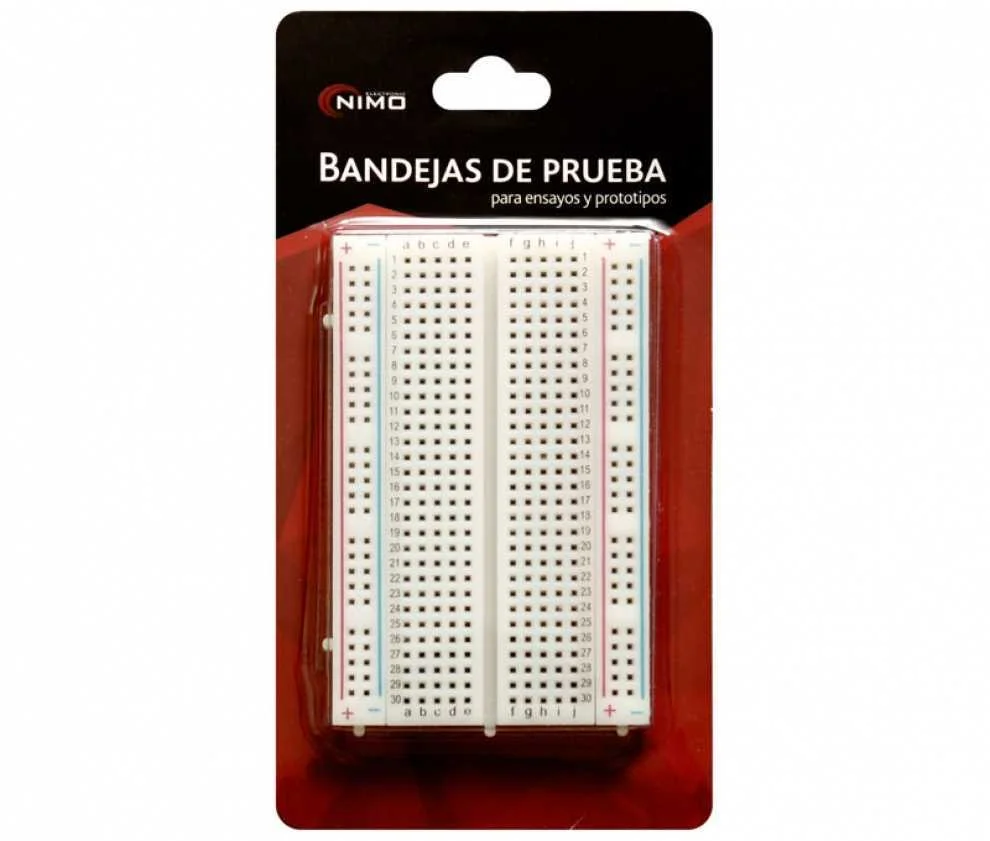 Placa Breadboard 400 Contactos 82x55mm