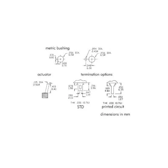Vertical Toggle Switch Dpdt On-On