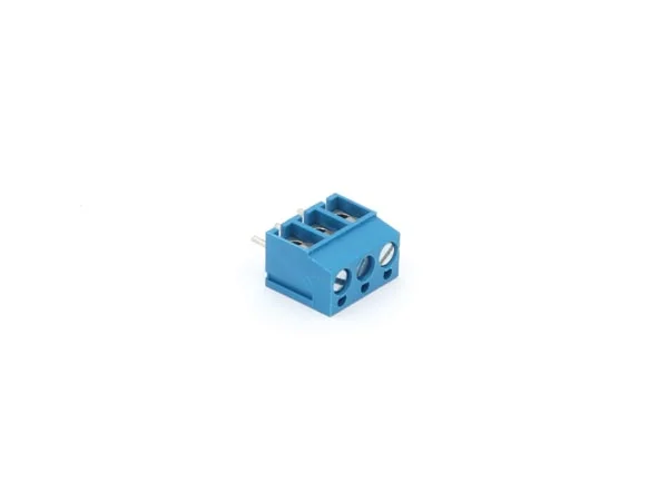 Screw Connector Print, 3 Poles, Blue