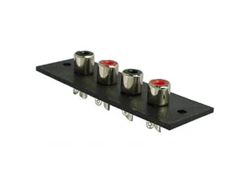 Amplificador Ficha Rca 4p - Níquel