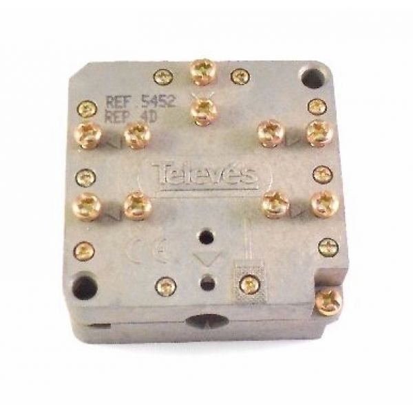 Derivador 4 Salidas 12db 5-2400mhz Televes