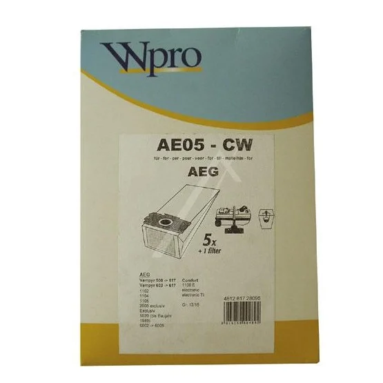 Conjunto 10 Sacos De Aspirador Aeg/Electrolux