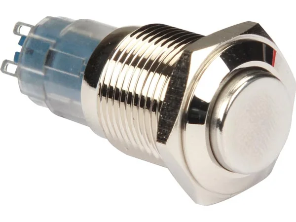 High Round Metal Switch Dpdt 2no 2nc