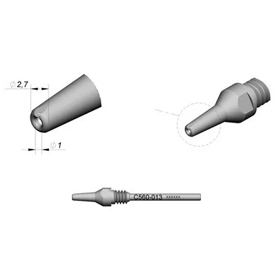 Bico Dessoldar P/ Dessoldador Dr560 (1mm) - Jbc