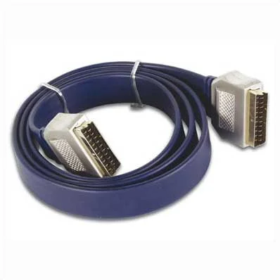 Cable Euroconector Plano Macho a Euroconector 3m