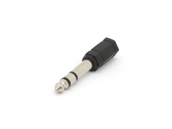 Adaptador Jack 6.35 Macho a Jack 3.5 Hembra