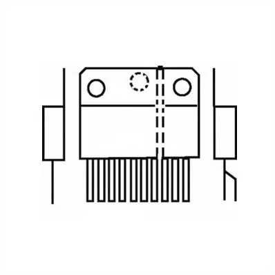 Circuito Integrado Lin-Ic Dual Btl 2X3W AN7522N