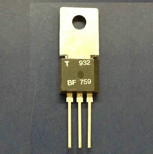 Transistor Si-Npn Vid-L 350v 0.5a 10w> 45mhz Bf759