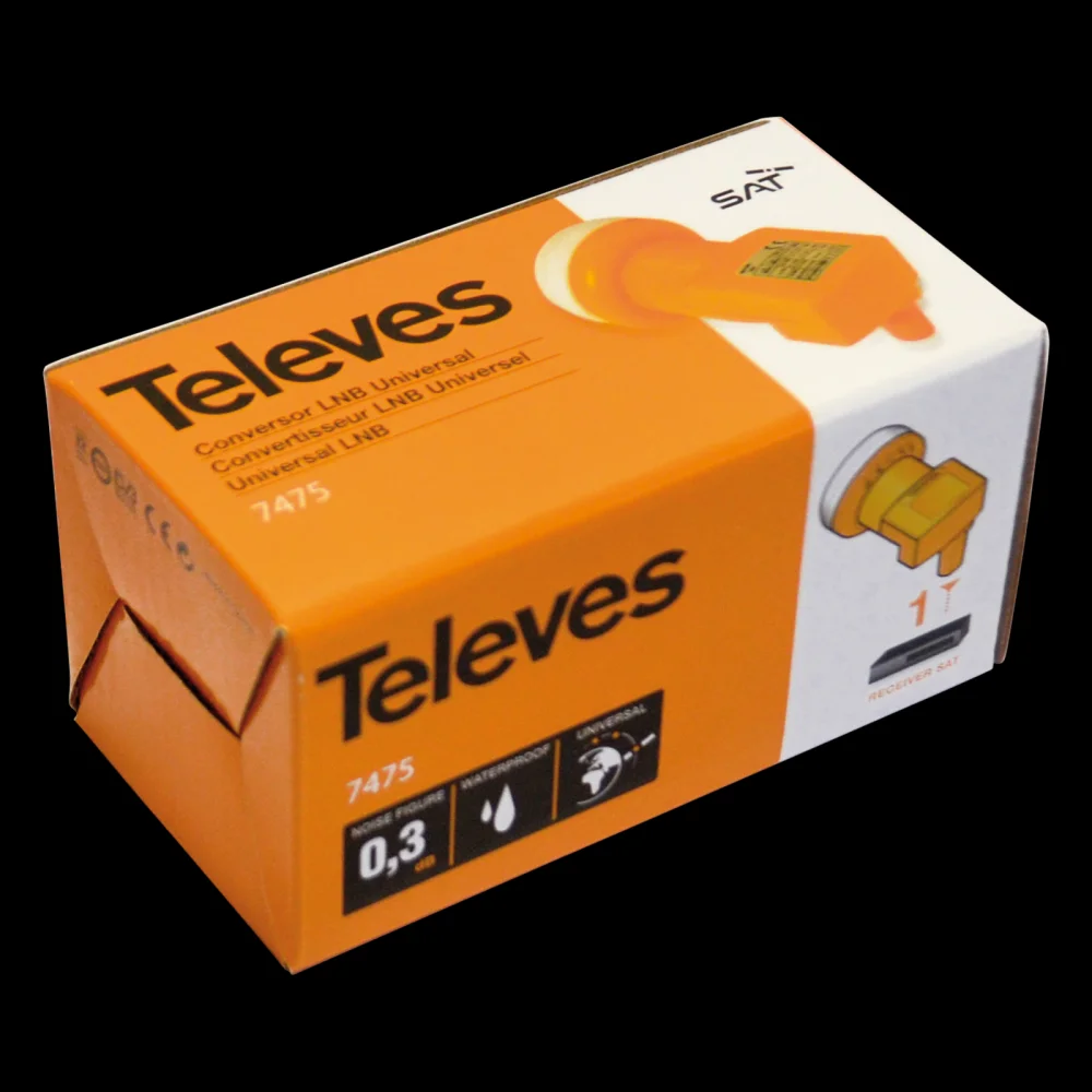 Conversor Lnb Universal (Para Antena 52020) com Blister Televes