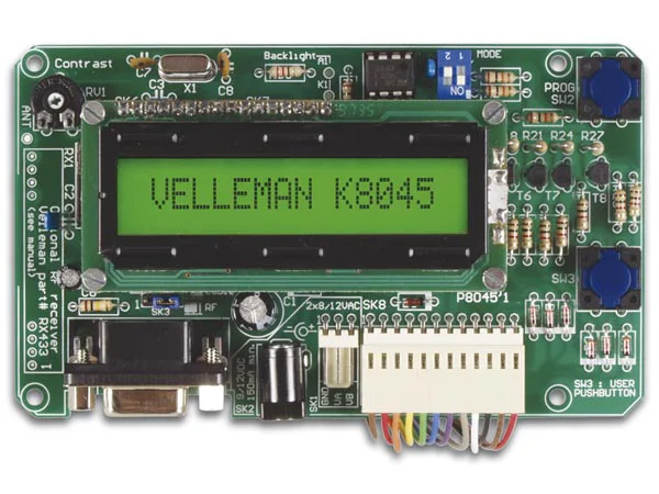 Placa de Mensagens Programável Lcd Com 8 Entradas