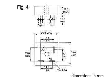 Bridge Rectifier 400v-25a (Kbpc2504)