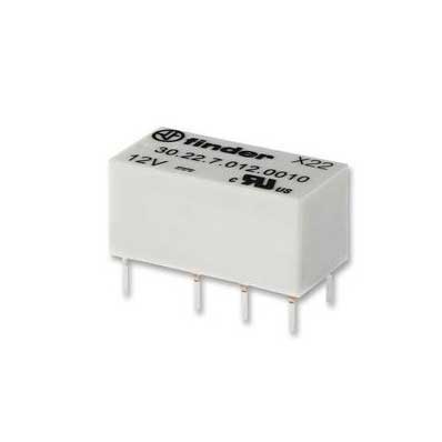 Rele Mini Contacto Duplo 12vdc 2a 250vac