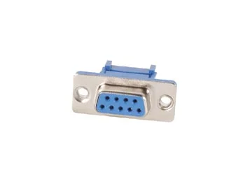 Female 9-Pin Sub-D Connector For Flat Cable