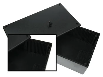 Plastic Box - Black 200 X 110 X 65mm