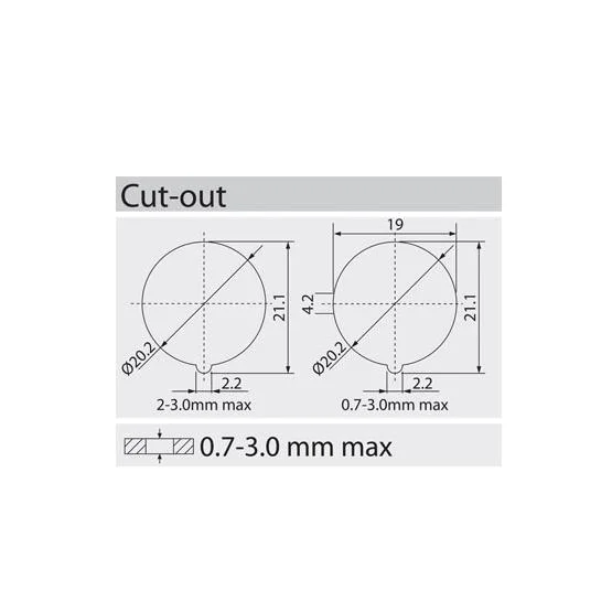 Illuminated Rocker Switch  - Green - Dpst/On-Off