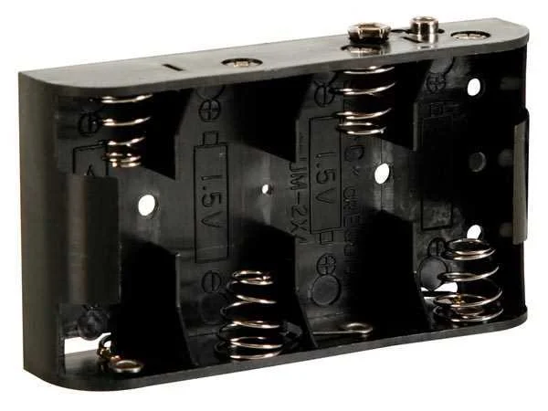 Battery Holder For 4 X C-Cell (With Snap Terminals)