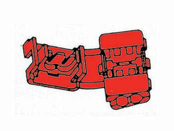 Terminal Quick Splice Vermelho