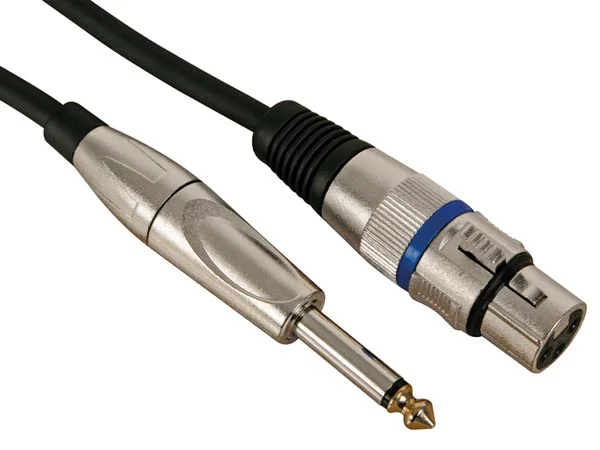 Cabo Xlr Femea para Jack 6.35 Macho