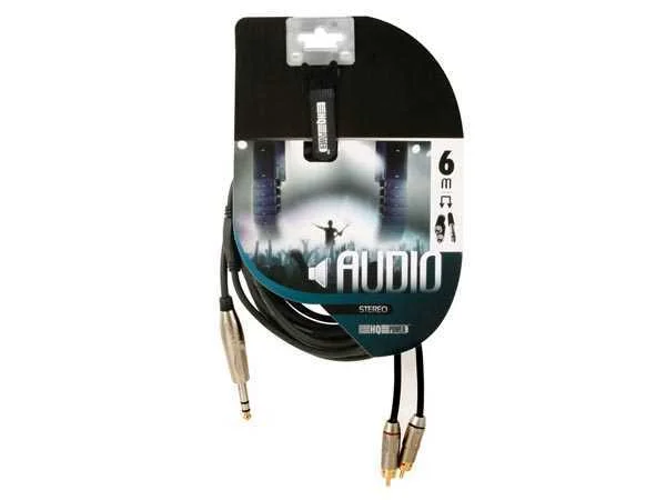 Cable Jack 6.35 Macho a 2 Rca Macho