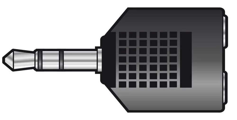 Adaptador Jack 3.5 Macho Stereo 2 Jack 3.5 Fêmea