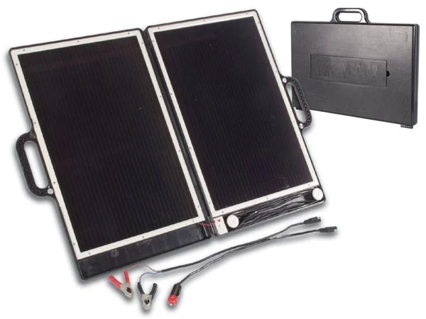 Painel Solar em Formato Mala