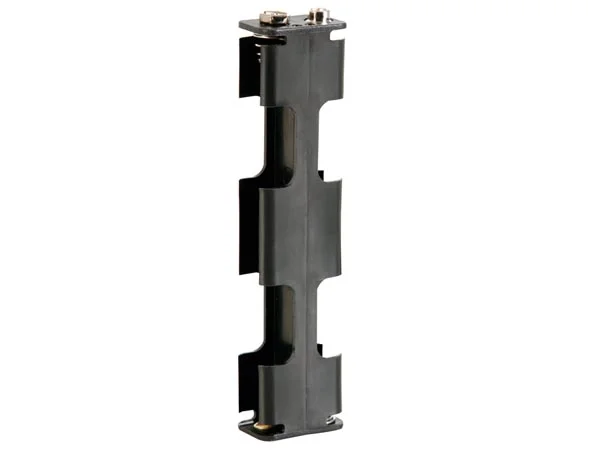 Soporte de Batería para 4 Celdas AA (Con Terminac.