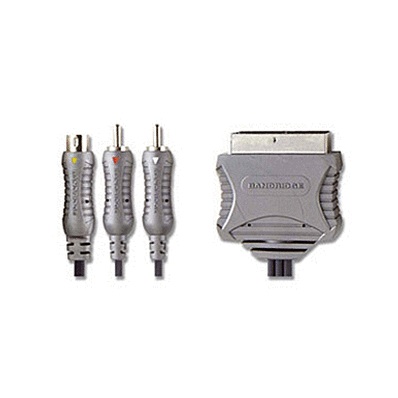 Cabo S-Video + 2xrca Para Scart 1.5m
