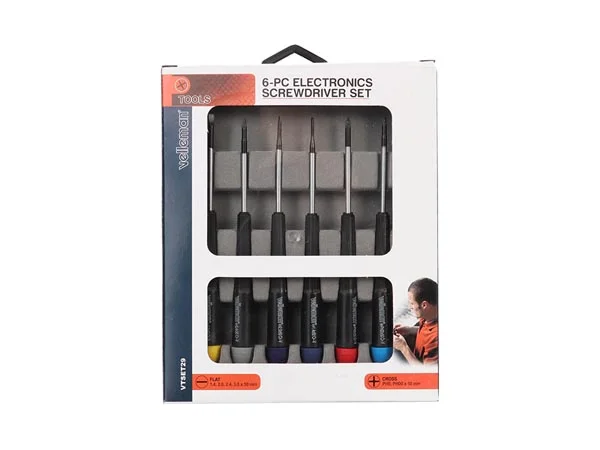 Juego de 6 Llaves de Precisión (Planas/Philips)