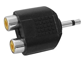 Jack Mono Macho de 3,5 Mm para 2 X Rca Hembra