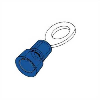 Terminal Aislado Redondo Azul 4.3mm