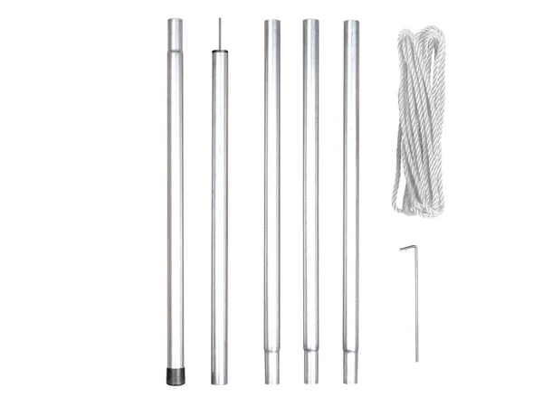 Suporte para Toldo de Sombra 2.5m com Cordas