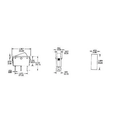 Interruptor Basculante 10a-250v - On-On