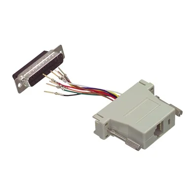 Adaptador 25 Pinos Macho Para Rj45