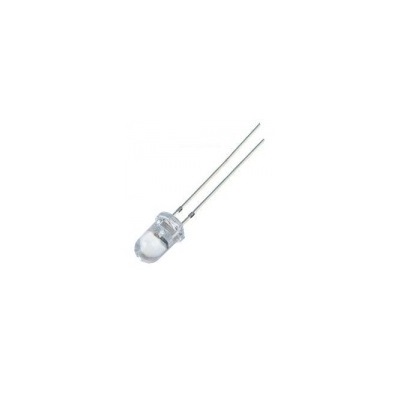 Led 8mm Vermelho Transparente