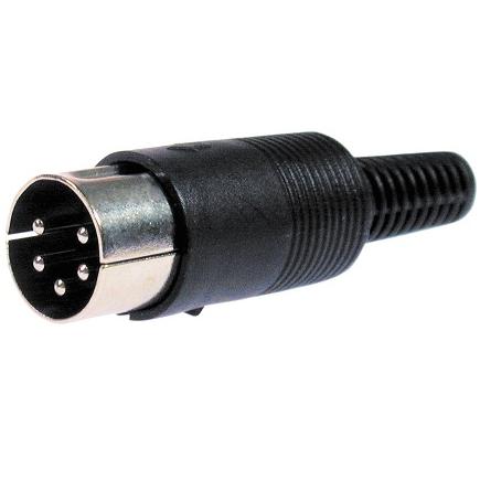 Ficha Mini Din Macho 3 Pinos para Cabo