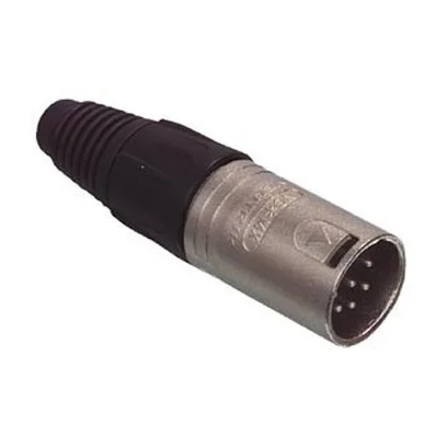 Xlr Forma Masculina 6 Pines de Plata Neutrik