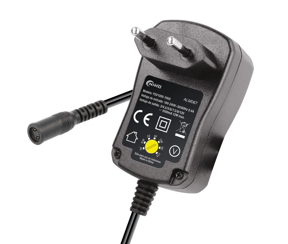 Alimentador Regulable Manual 3..12vcc/12w