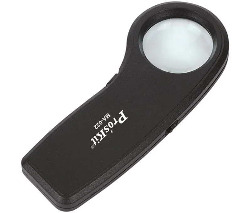 Lupa de Mao com Luz Led