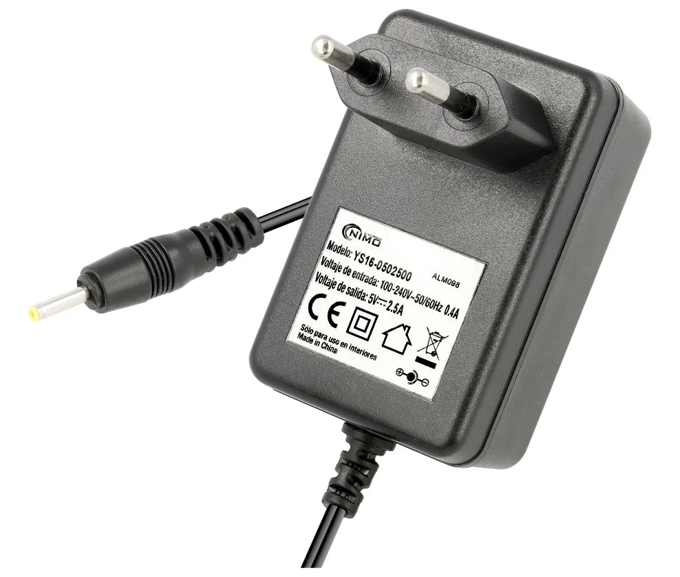 Alimentador Electrónico para Tablets 5v/2,5a