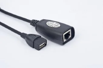 Gembird Usb Extender Up To 30 M Rj-45 Black
