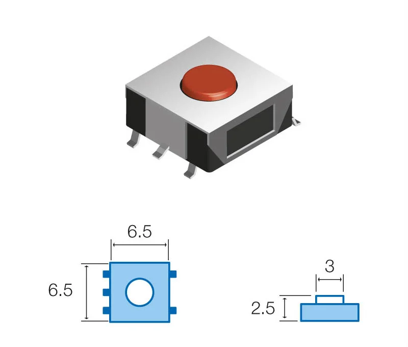 Pulsador de Tacto Smd