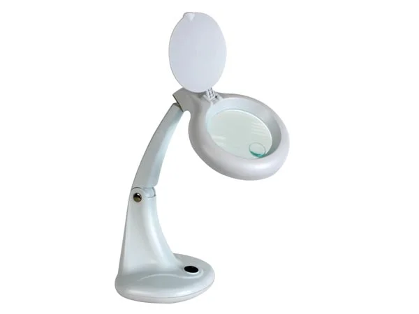 Candeeiro de Escritório com Lupa 3 + 12 Dioptrías - 12w - Cor Branca
