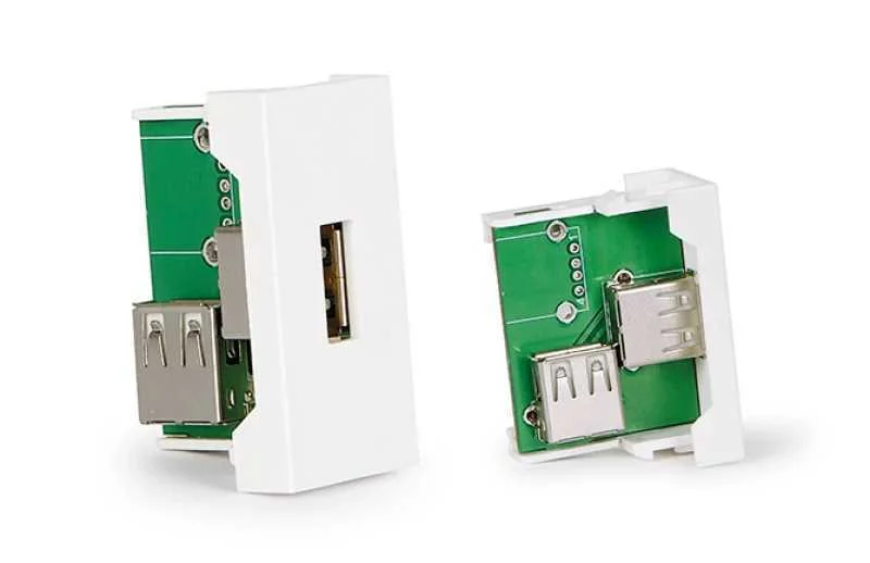 Conector Usb A Fêmea P/ Painel Ligação 1/2