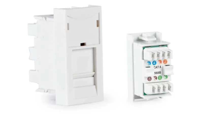Panel de Conexión Conector Rj-45 Ftp Cat 6 T568b