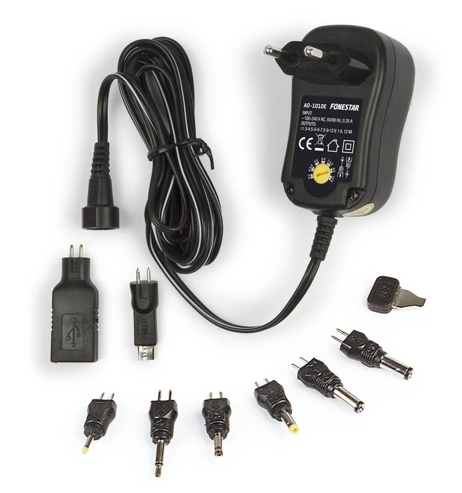 Adaptador Ac/dc 3-12v 1000ma