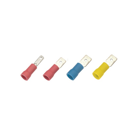 Terminal Faston Macho Isolado Amarelo 6.3mm