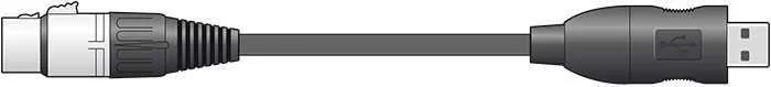 Xlrf To Usb Converter Lead