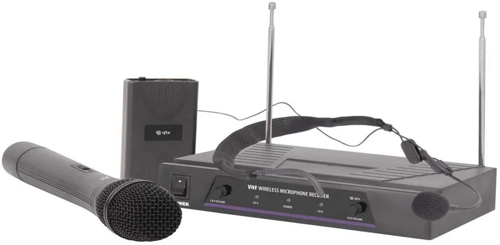 Vhf Handheld + Neckband Wireless System 173.8 + 174.8mhz